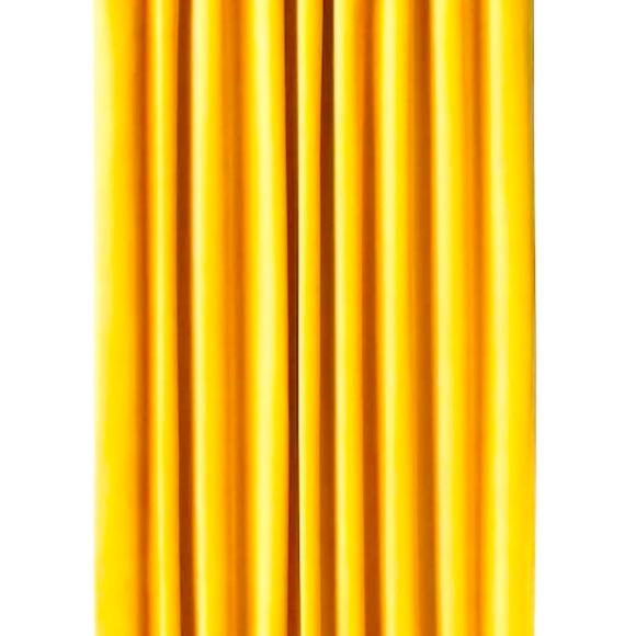 IKEA Accents One Golden Brown Colored Velvet Curtainpanel Room